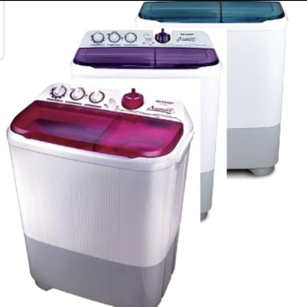 MESIN CUCI SHARP AQUAMAGIC ES-T85CR-BK/PK