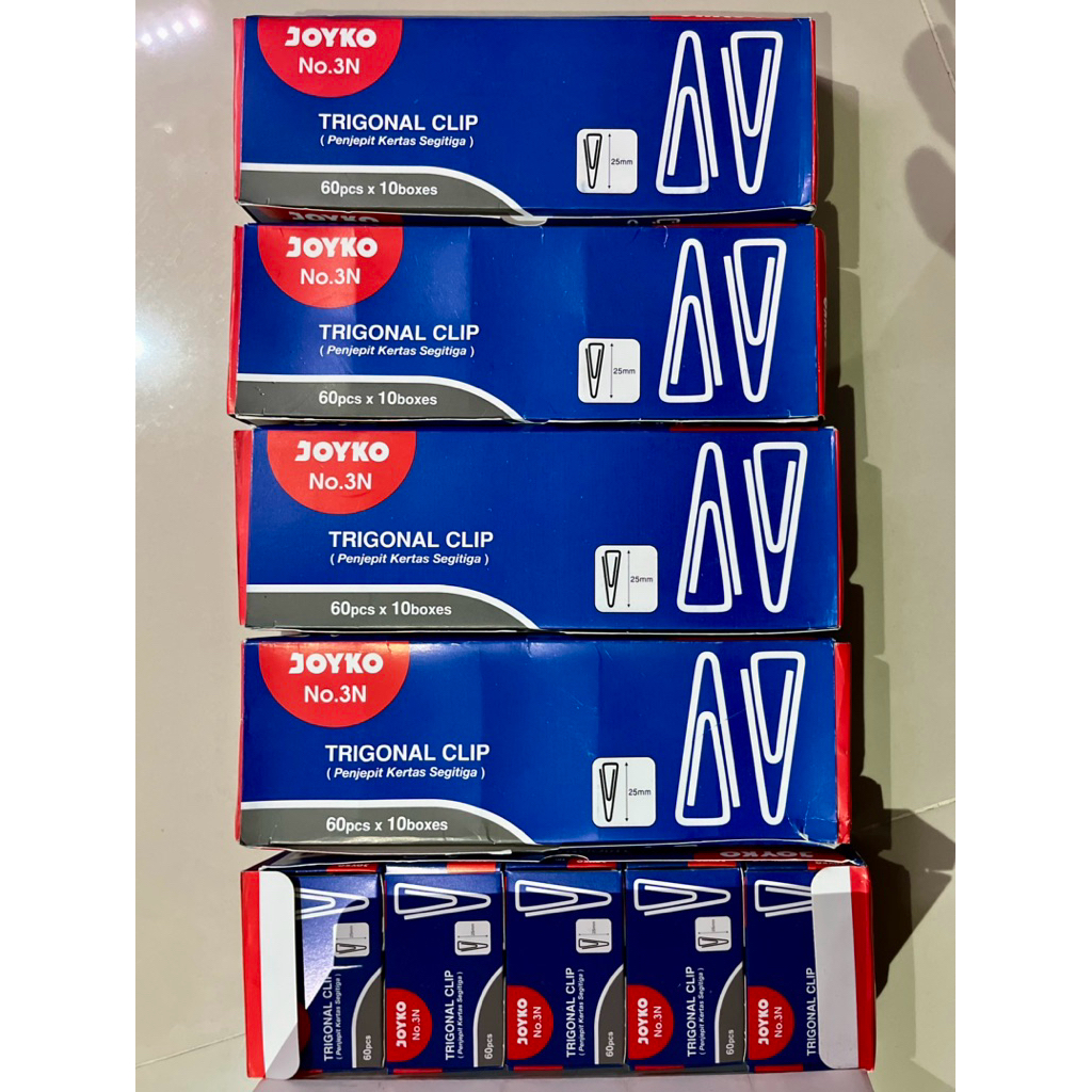 

Paper clip NO.3 JOYKO / Triaginal Clip Kertas