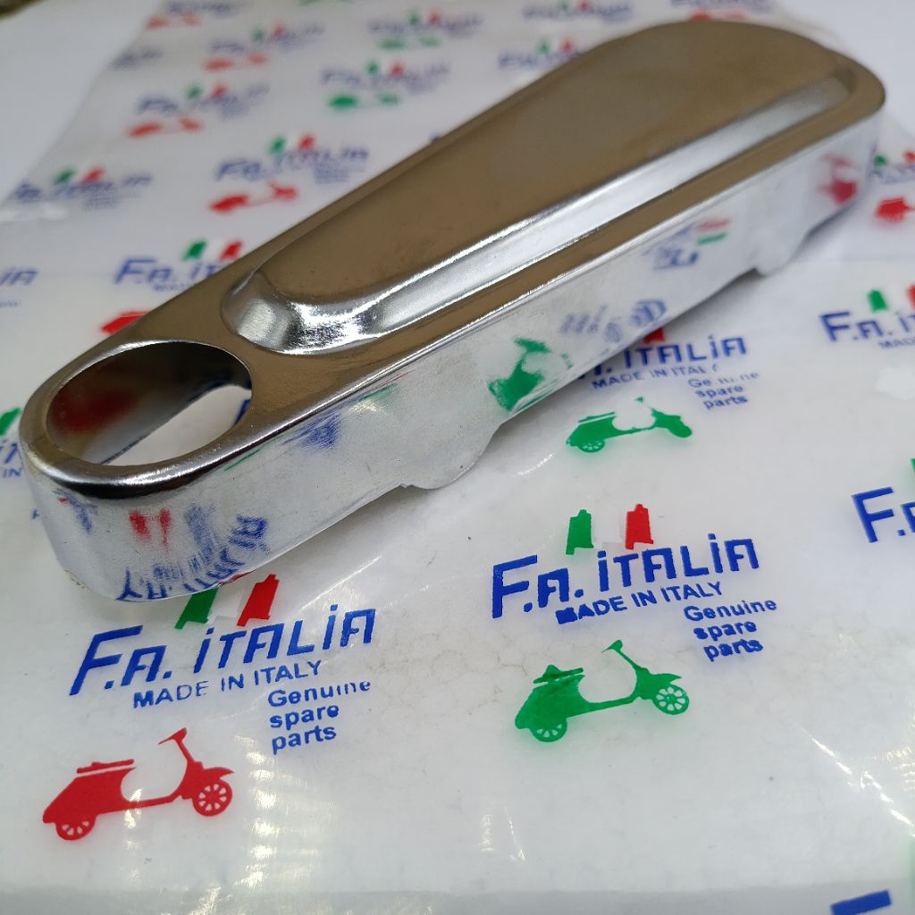 cover tutup fork vespa aluminium FA ITALIA tebal super sprint vbb
