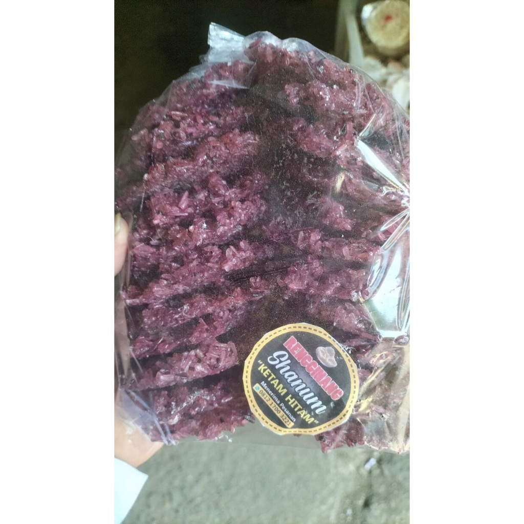 

Rengginang Krecek Mentah Asli Ketan Hitam 500gr Original Khas Pacitan