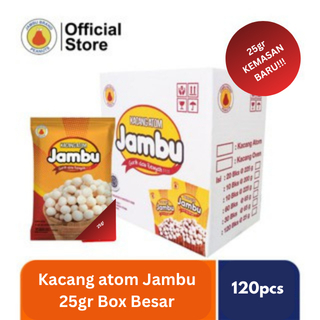 

Kacang Atom Jambu 25gr Box Besar