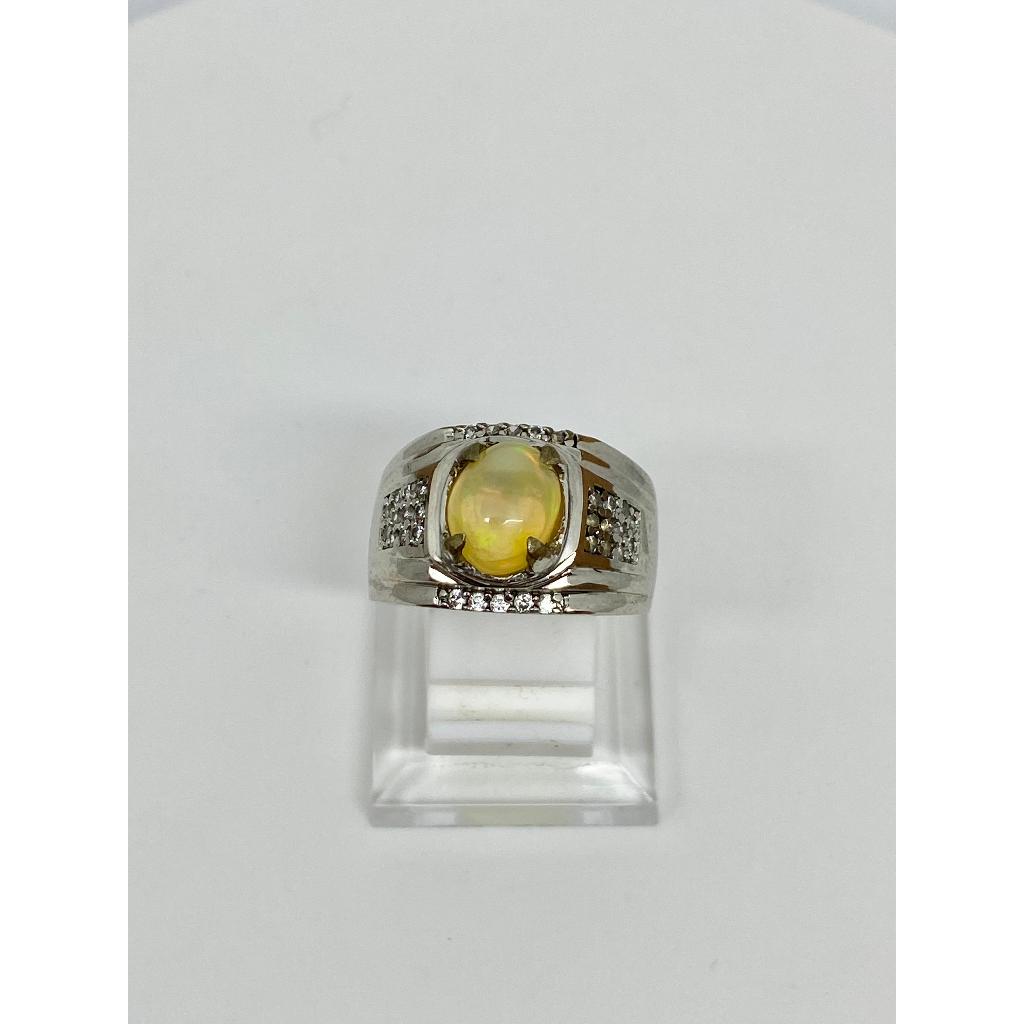 Cincin Batu Akik Kalimaya Opal Afrika