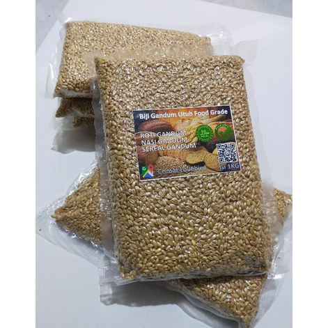

(GoodSeller) Biji gandum 1 kg utuh food grade