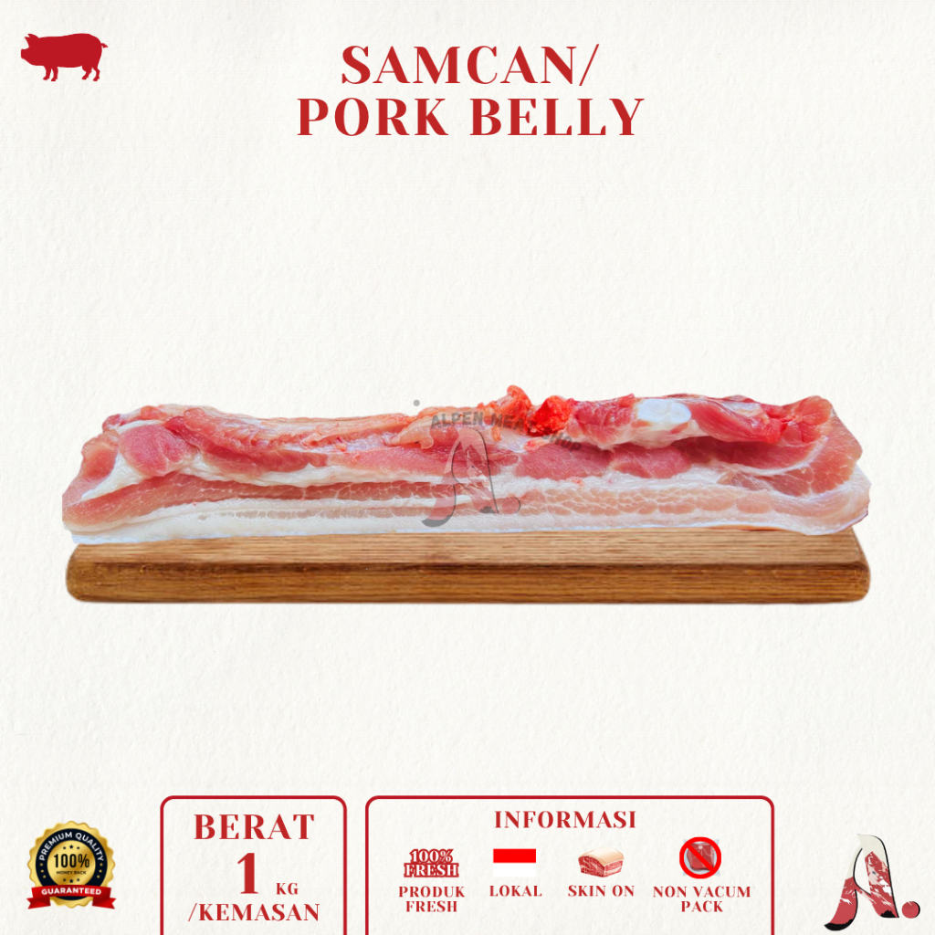 

Samcan Babi/ Pork Belly/ Daging Babi - Lokal