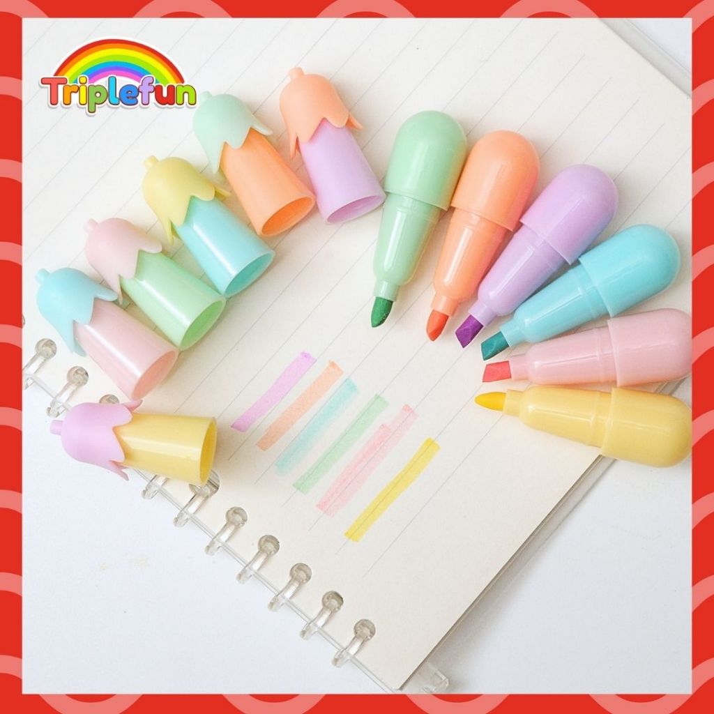 

Highlighter 3D Duole DL-101 Terong Textliner Penanda Halaman Buku Lucu Sayuran Bisa COD Grosiran