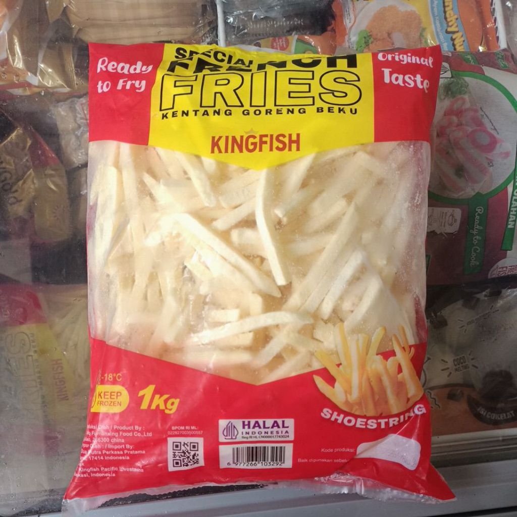 

kentang French fried king fish