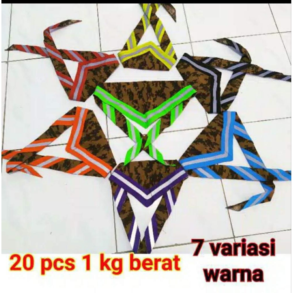 SCRAF PRAMUKA LORENG BAHAN RIPSTOK