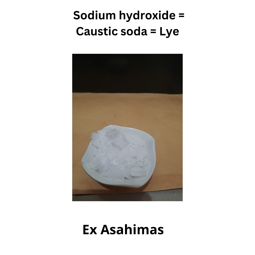 Sodium hydroxide = Caustic soda = NaOH Lye ex Asahimas