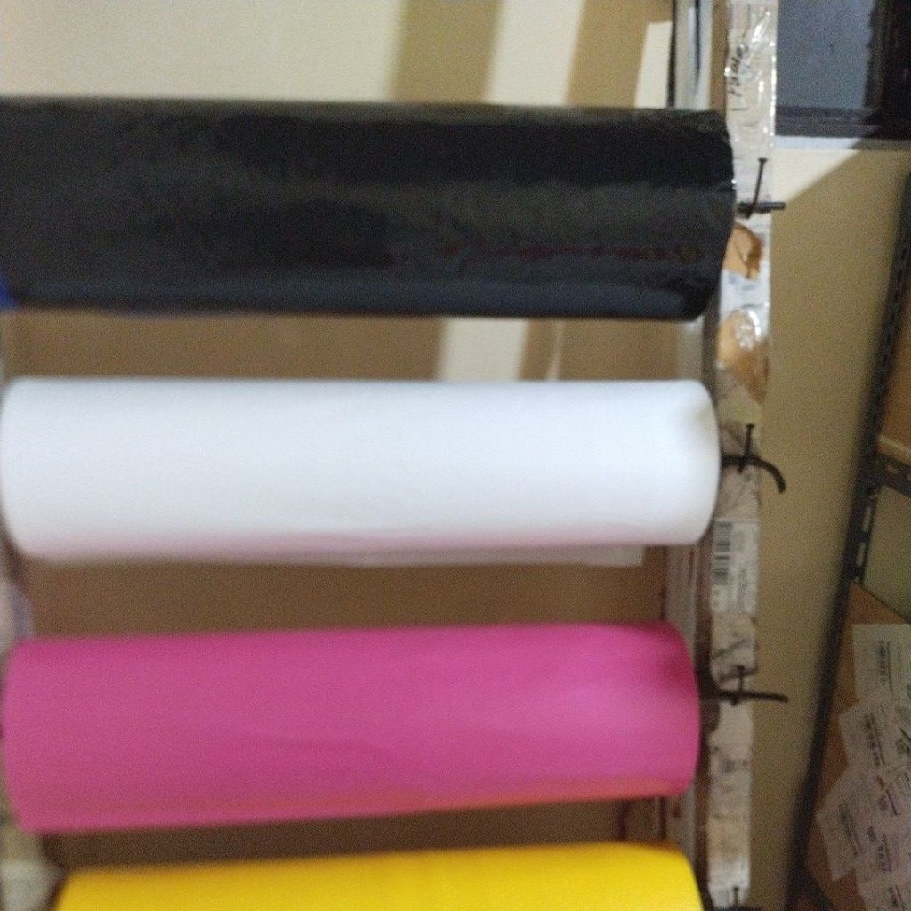 plastik layangan tebal hitam glowing meteran