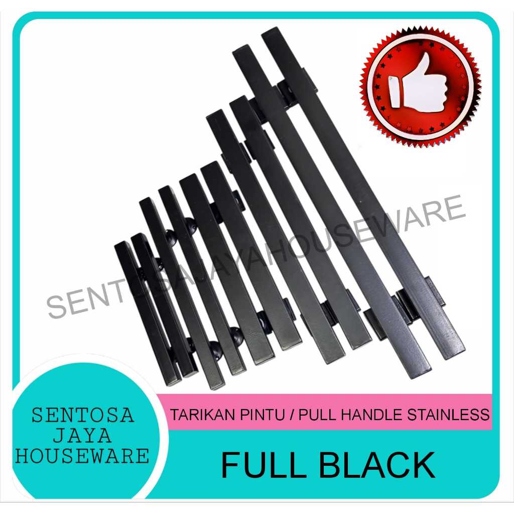 TARIKAN PINTU RUMAH HITAM STAINLESS / PULL HANDLE GAGANG PINTU HITAM STAINLESS
