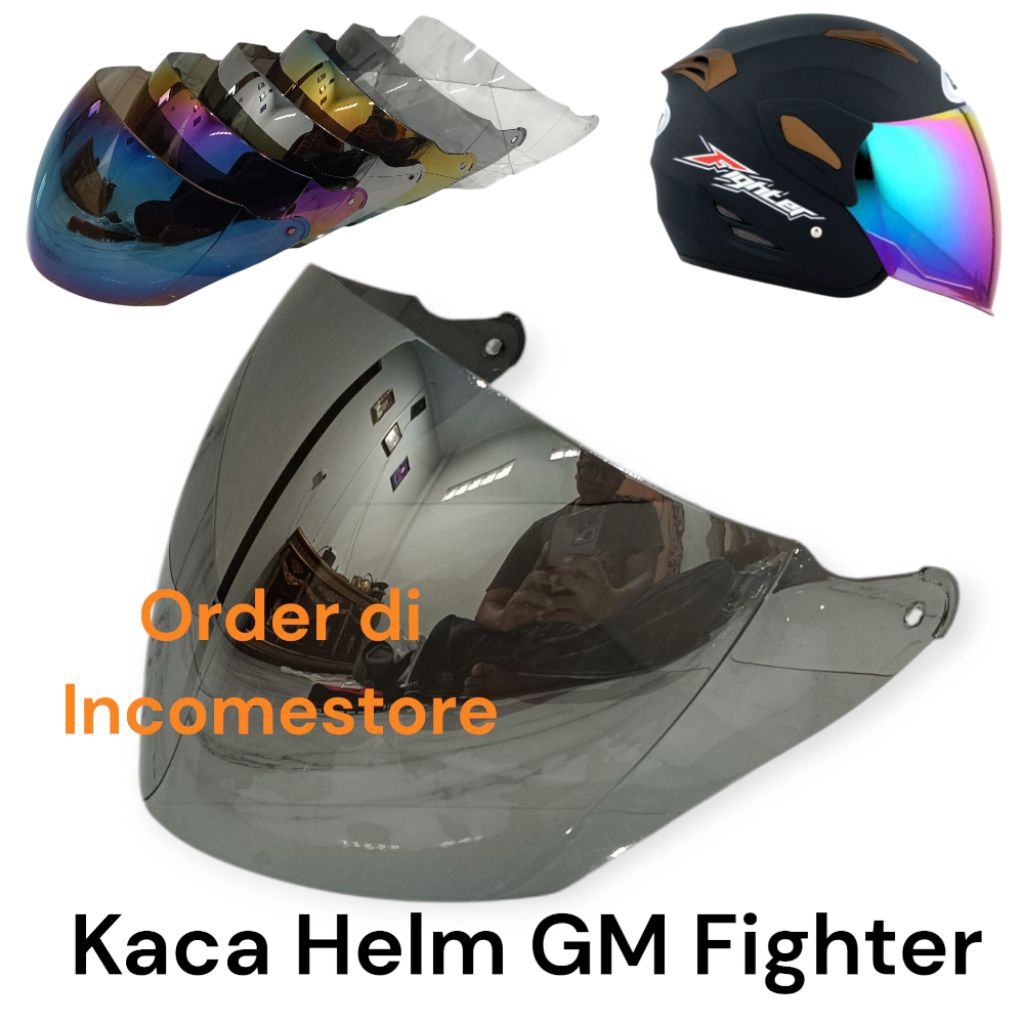 Kaca Visor Helm GM Fighter Kaca Helm GM Fighter