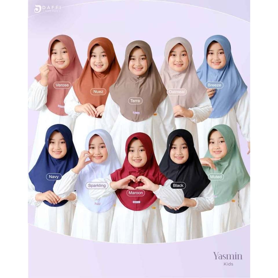HIJAB DAFFI YASMIN S / HIJAB DAFFI ANAK / HIJAB DAFFI ANAK TERBARU / HIJAB DAFFI PROMO / HIJAB ANAK 