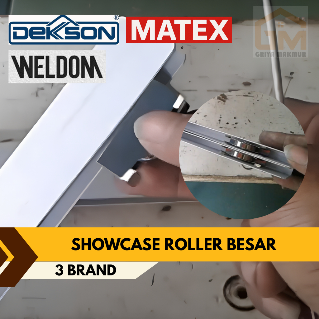 Roda Besar Roda Pintu Etalase Kaca Showcase Besar per 1 box isi 100pcs