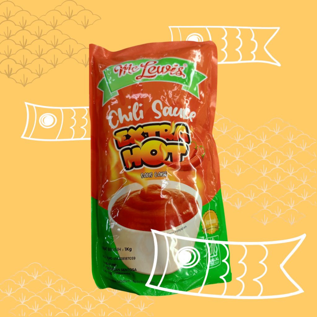 

MC Lewis / McLewis Chili Sauce Extra Hot | Saus Sambal 1 kg