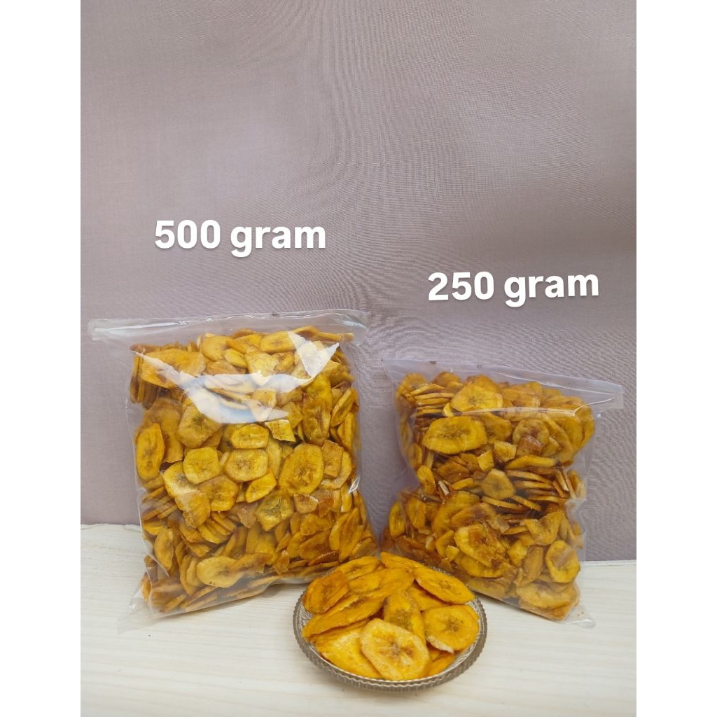 

Keripik Pisang Manis 250gr dan 500gr