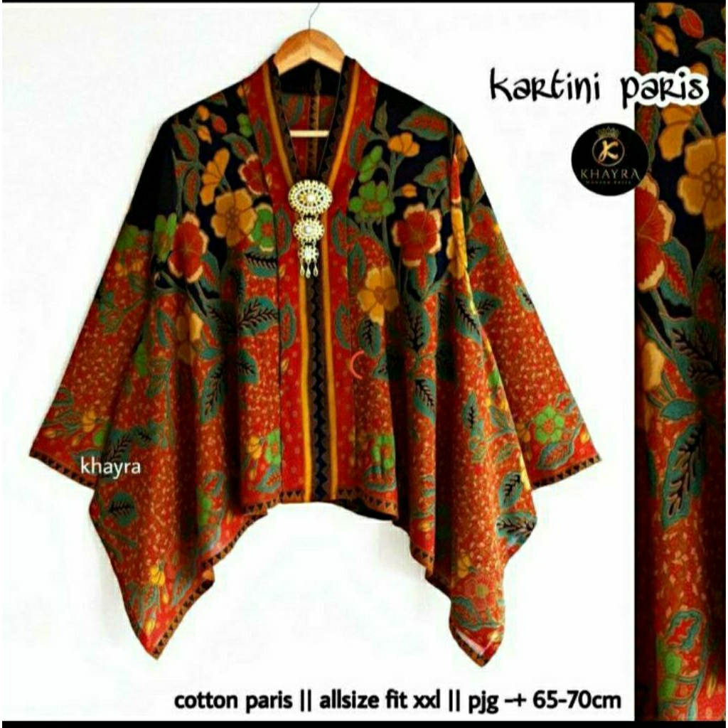 Blus Kartini Paris Batik Solo Blus Batik Wanita