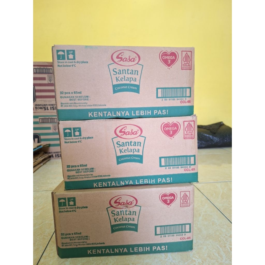 

SASA SANTAN KELAPA 1 DUS ISI 32 (LEBIH MURAH) | SASA SANTAN INSTAN | SANTEN SIAP PAKAI | SANTAN SASA UKURAN 65 ML 1 DUS