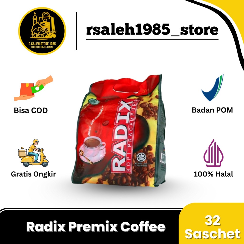 

Kopi Radix Hpa Original isi 32 sachet Malaysia