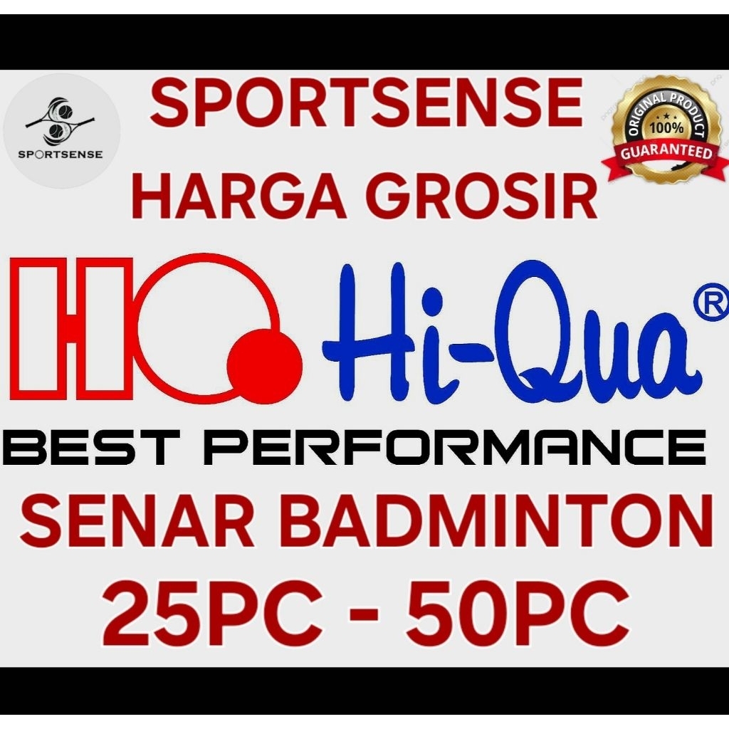 HARGA GROSIR 25PC DAN 50PC Senar Badminton HIQUA HQ SUPER MICRO 66 ISO 66 Ti ISO 66 CARBON ISO 68Ti 