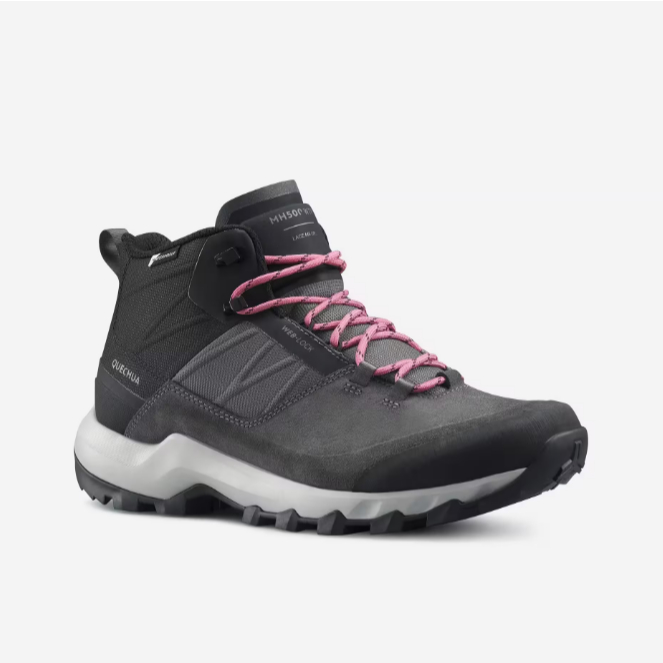 QUECHUA MH500 MID Sepatu Boots Gunung Wanita Hiking Waterproof