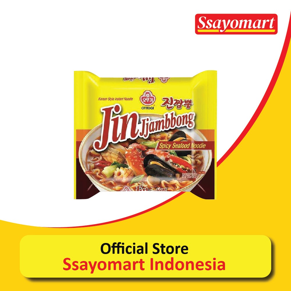 

Ottogi Jin Jjambbong 130g / Spicy Seafood Noodles