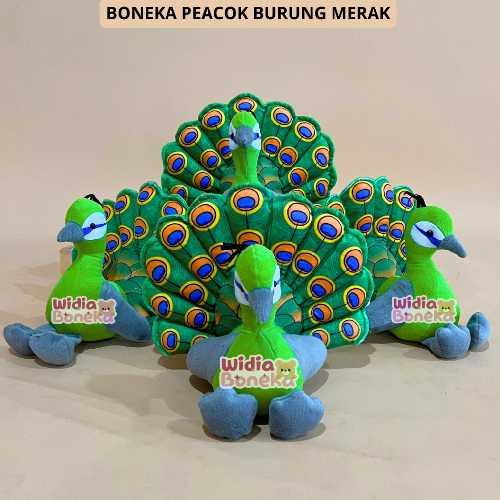 Boneka Peacok Boneka Burung Merak Boneka Impor Hadiah Valentine Pacar