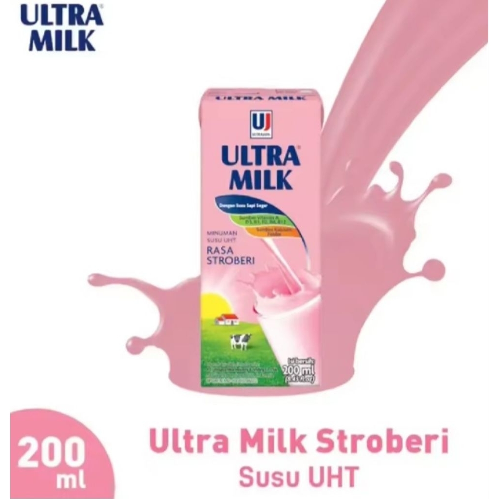 

ULTRA UHT STRAWBERRY 200ML / DUS 24 PCS