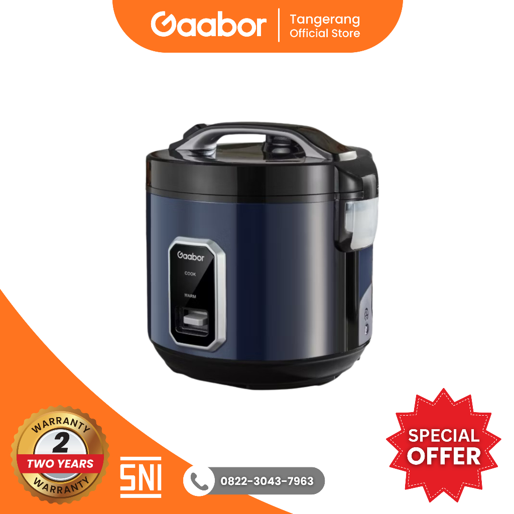 GAABOR MULTIFUNCTION RICE COOKER 2.2L
