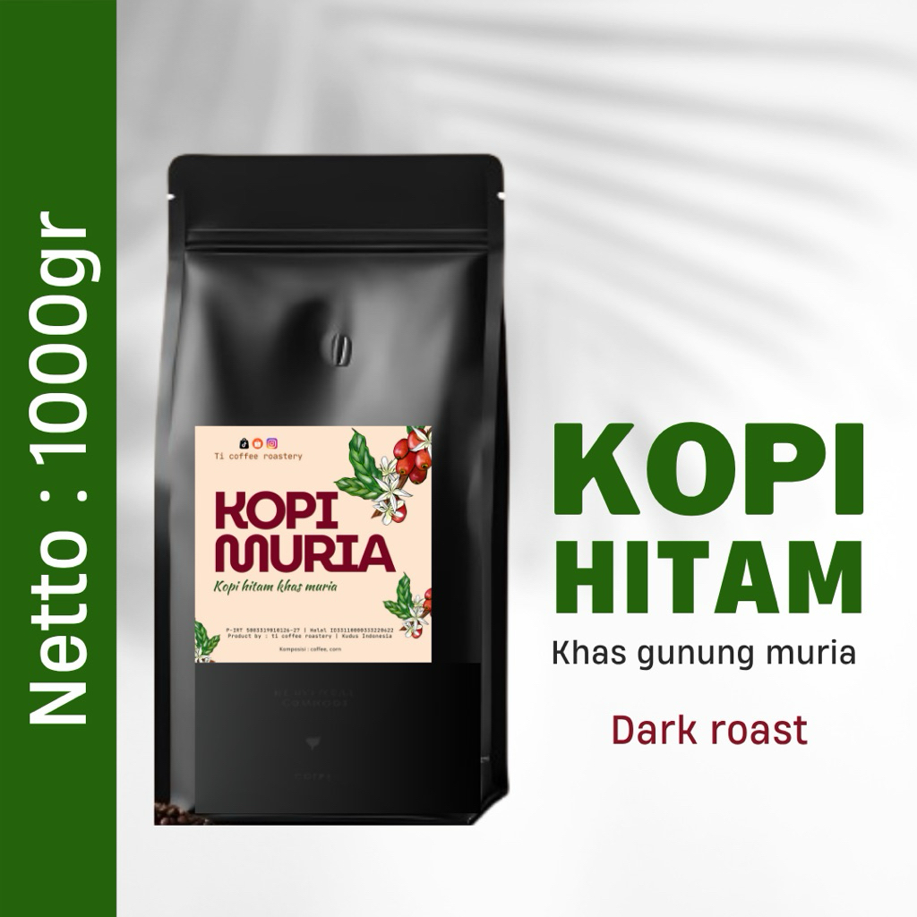

Kopi bubuk khas muria, kopi hitam