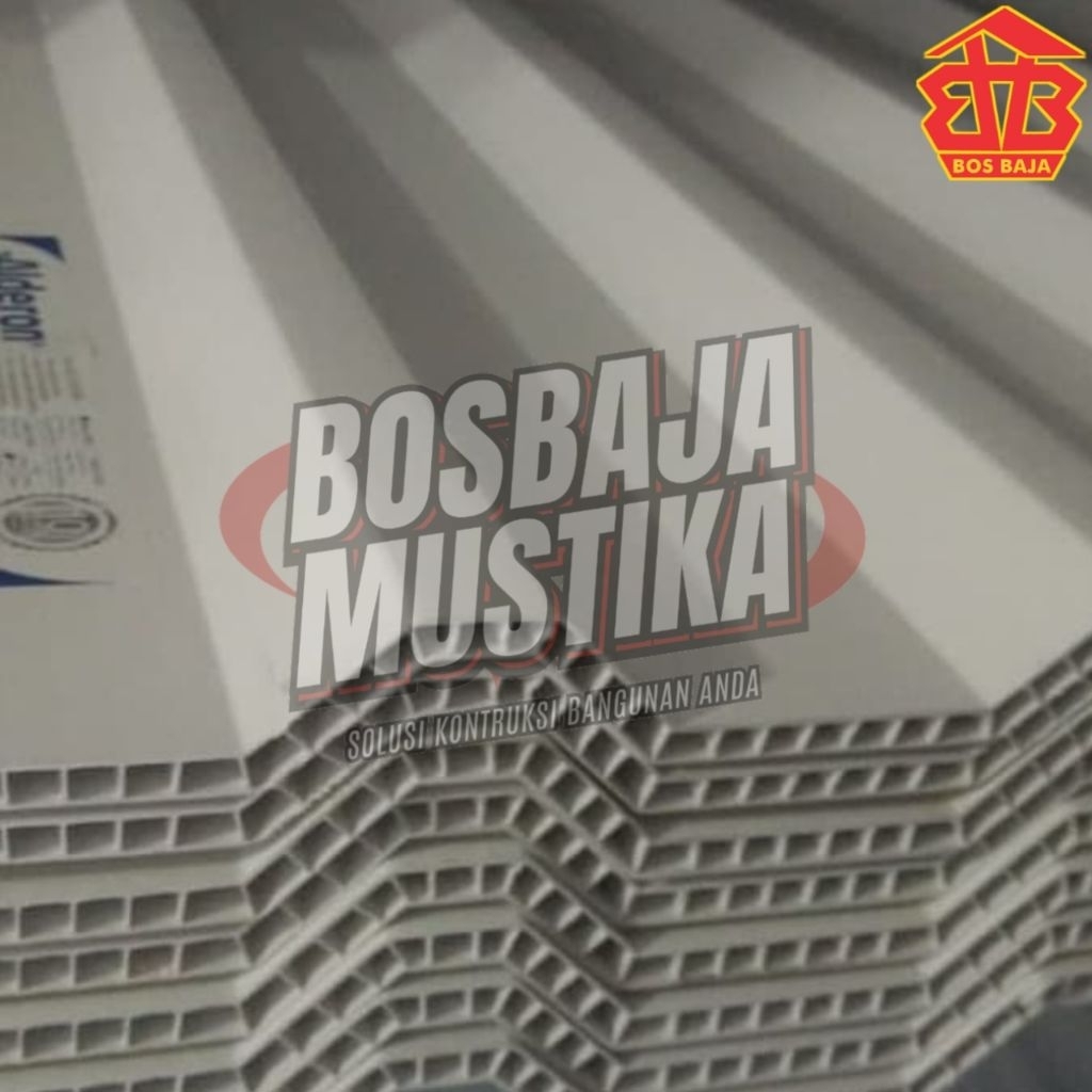 Atap Upvc Alderon 830 Panjang 3 Meter