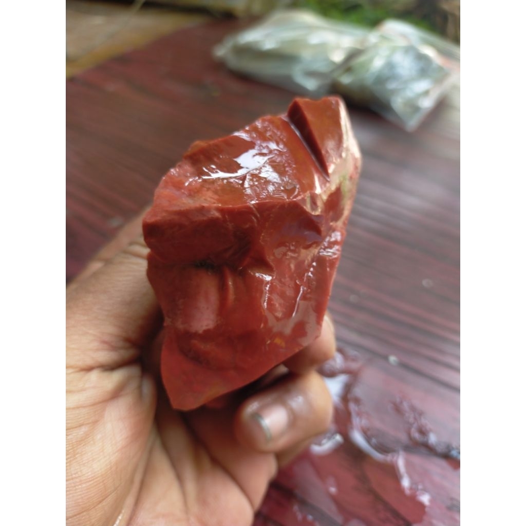 batu bahan natural merah garut