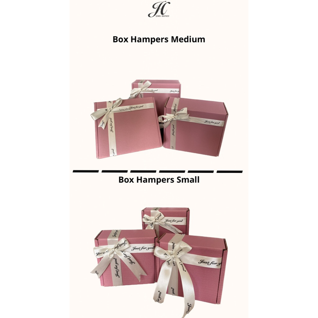

Box Hampers Polos Free Pita dan Kertas Cacah