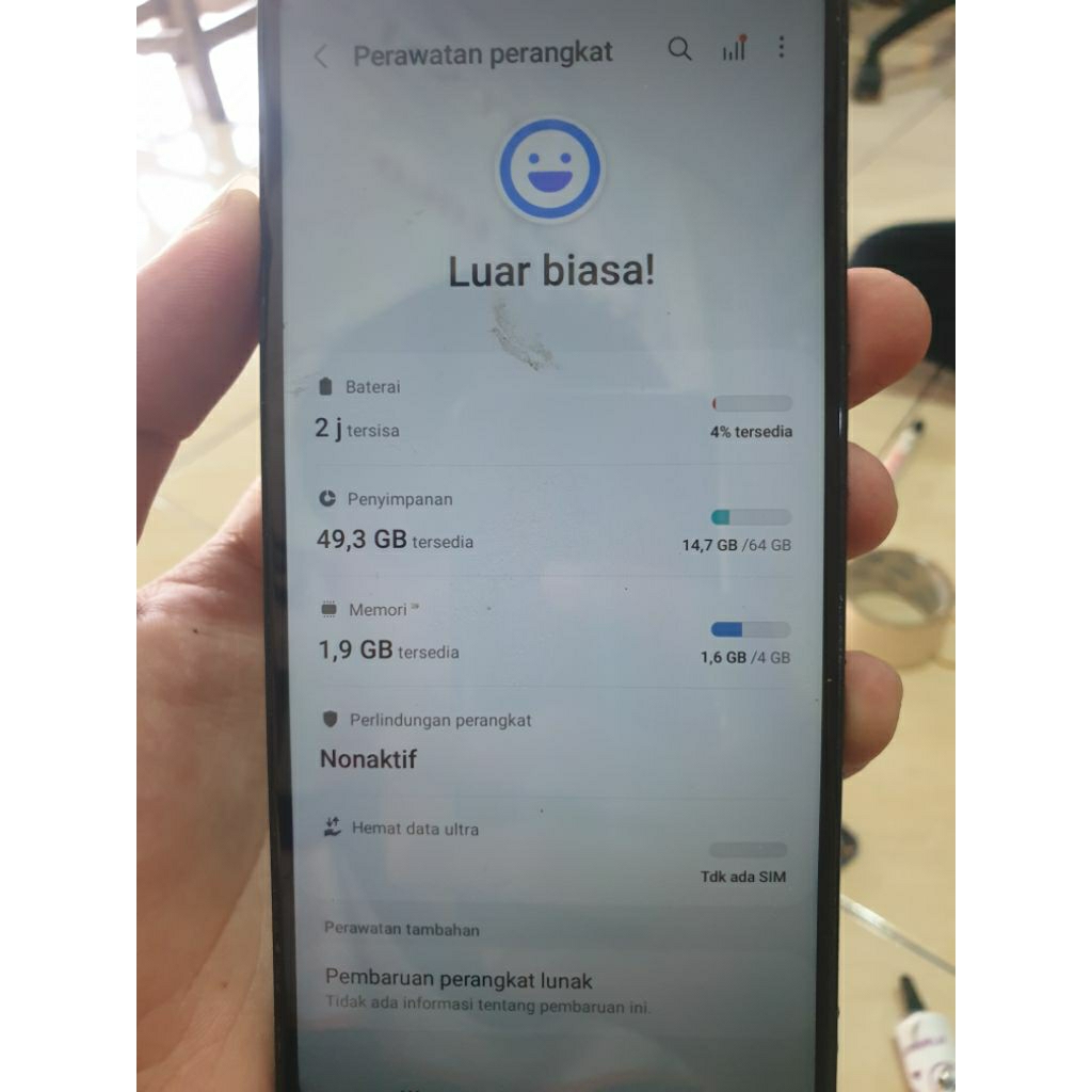 mesin samsung a02s ram 4/64