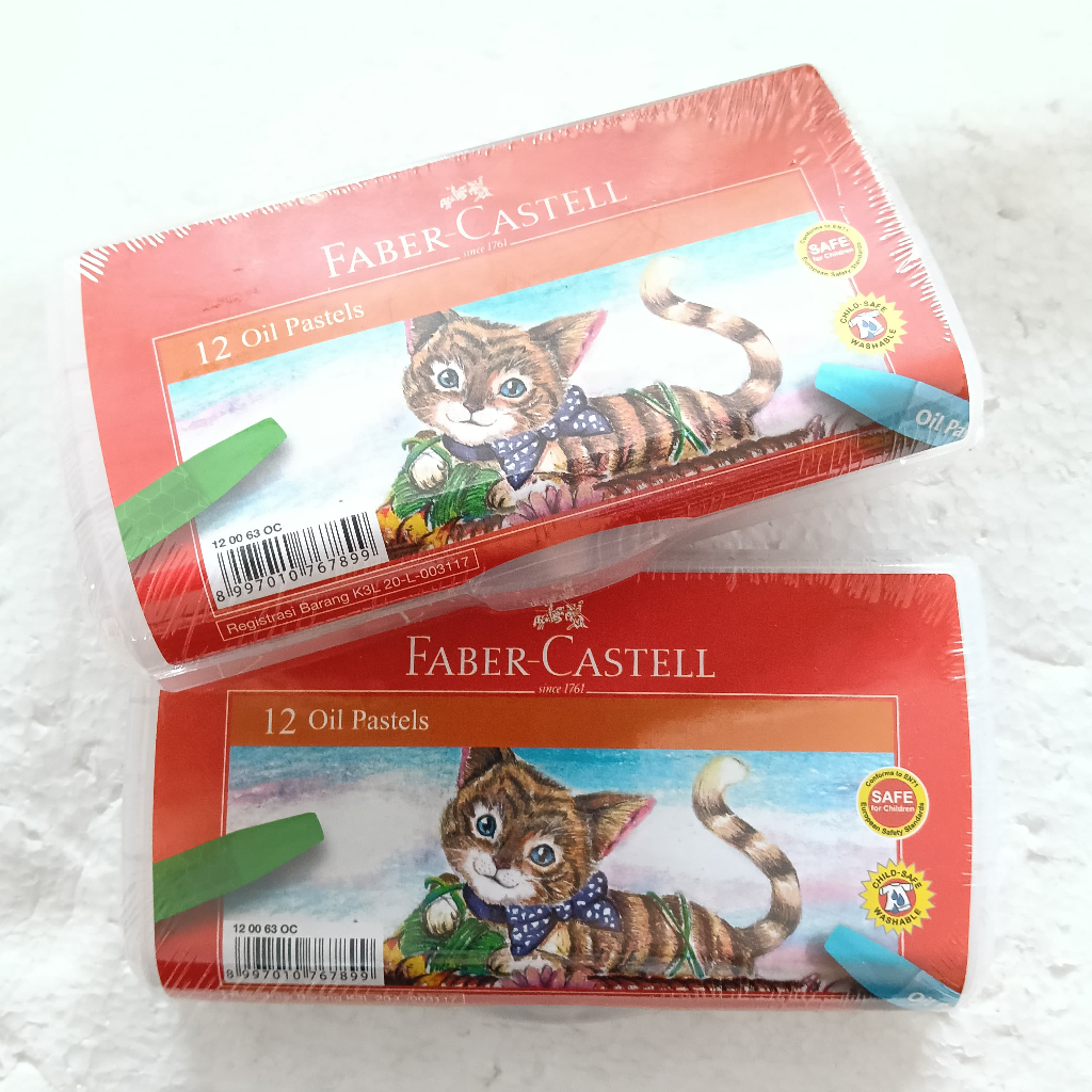 

Crayon Oil Pastel - Krayon Minyak Merk Faber Castell 12 Warna