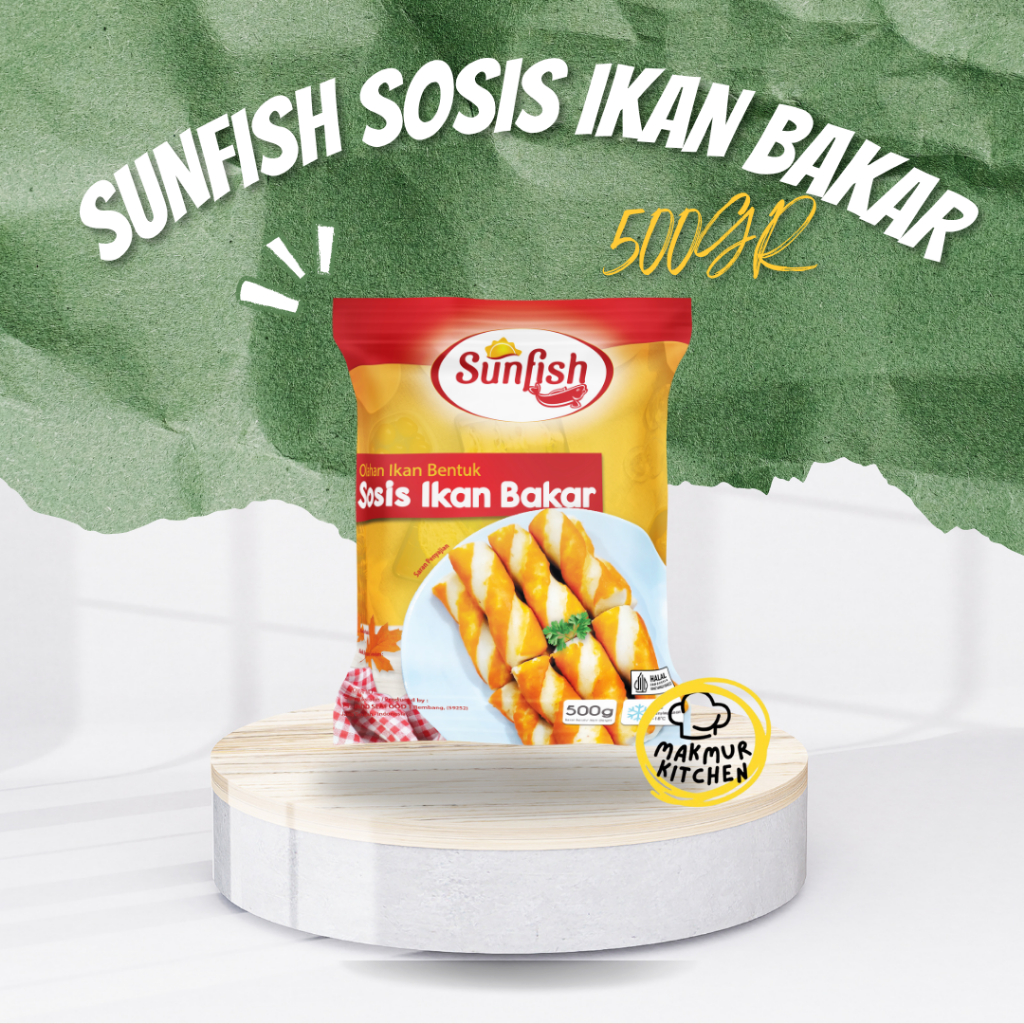 

Sunfish Sosis Ikan Bakar Olahan Ikan Dumpling Crab Stick Fish Bakso Frozen Food 500gr