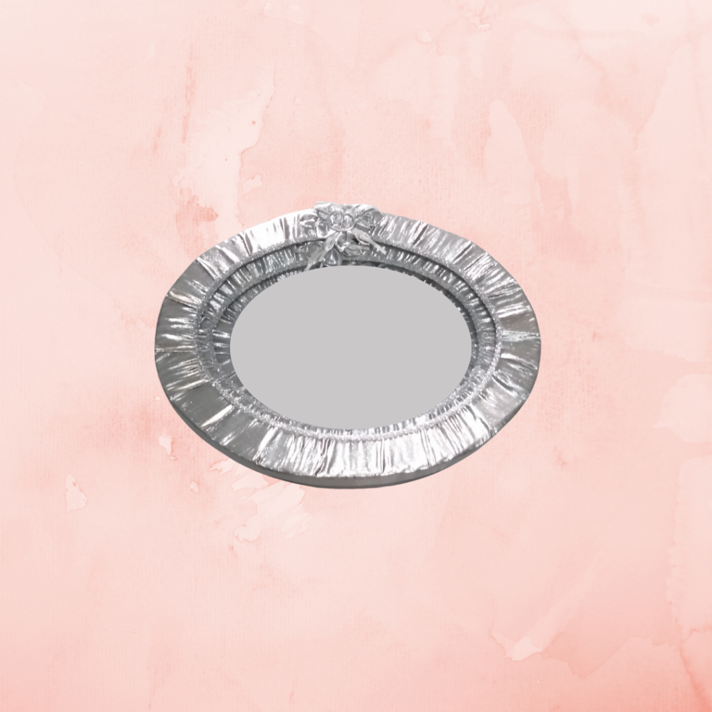 

Hantaran Seserahan Pernikahan dari bahan Dus Tebal bentuk Oval isi 3