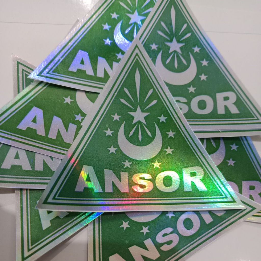 

STIKER ANSOR/Stiker hologram glossy