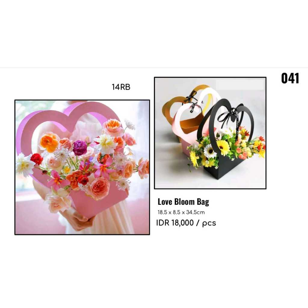 

MY Supplies - Love Bloom Bag Wadah Tas Buket Bunga