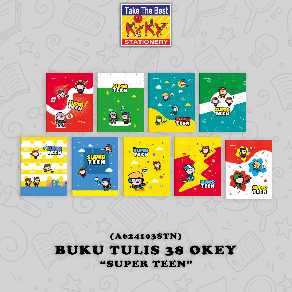 

OKEY Buku Tulis 38 Lembar - 1 Pak 10 Buku