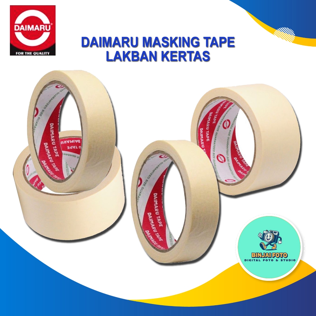 

LAKBAN KERTAS /MASKING TAPE DAIMARU