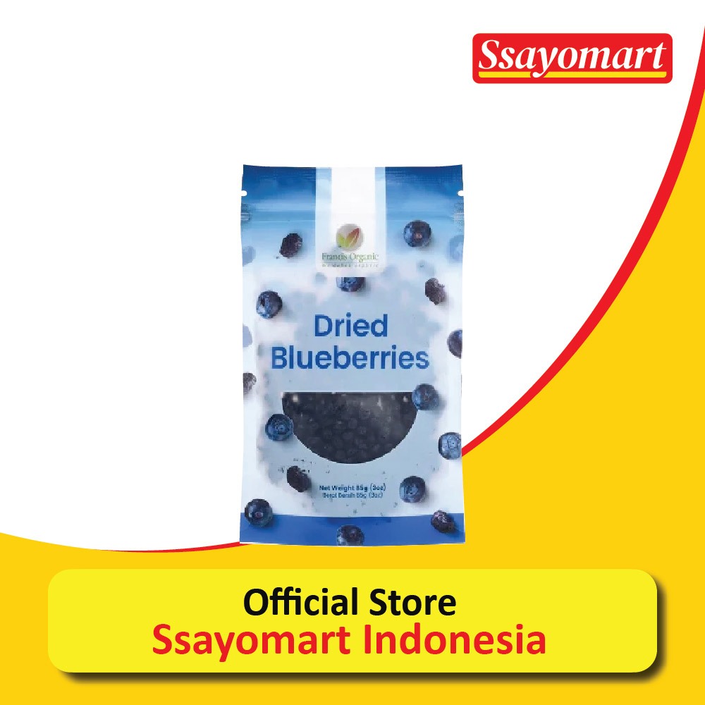 

FRANCIS DRIED BLUEBERRIES 85g