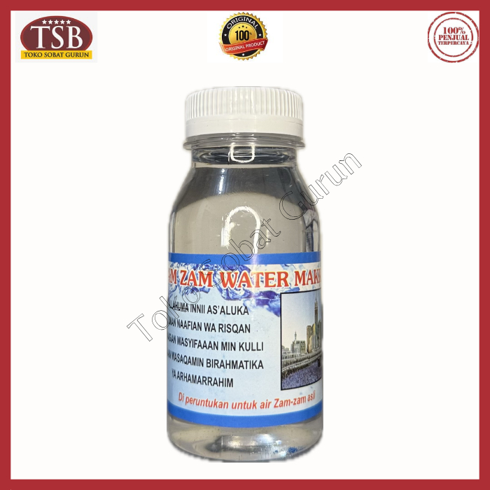 

Air Zam Zam 80ml Kemasan Botol Kecil Full Original Asli 100% ZamZam Oleh Oleh Haji Umroh Zam2