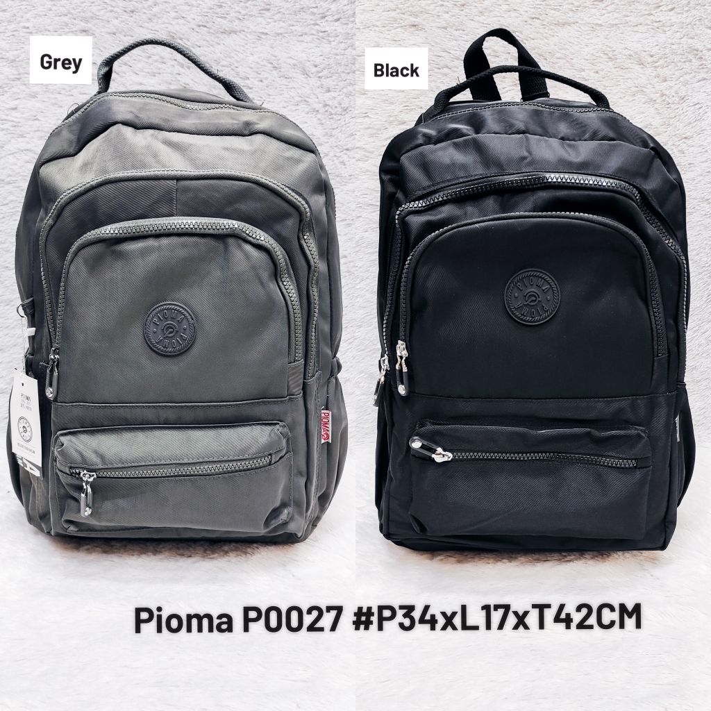 PIOMA BAGS / TAS RANSEL PIOMA P0027 POLOS KUALITAS IMPORT