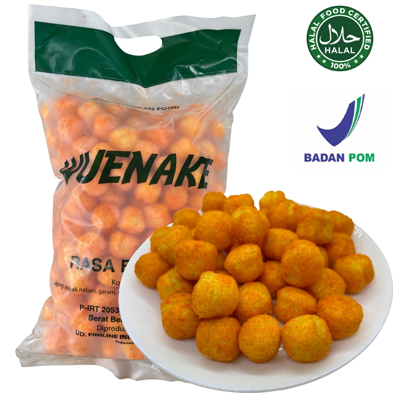 

COD (BPOM/HALAL) WUENAKE 370gr Balado Ball Makanan Ringan Kasual Setiap Hari Jajan Snack Food Halal/Jajan anak kecil/Puffed Snacks/Camilan higienis