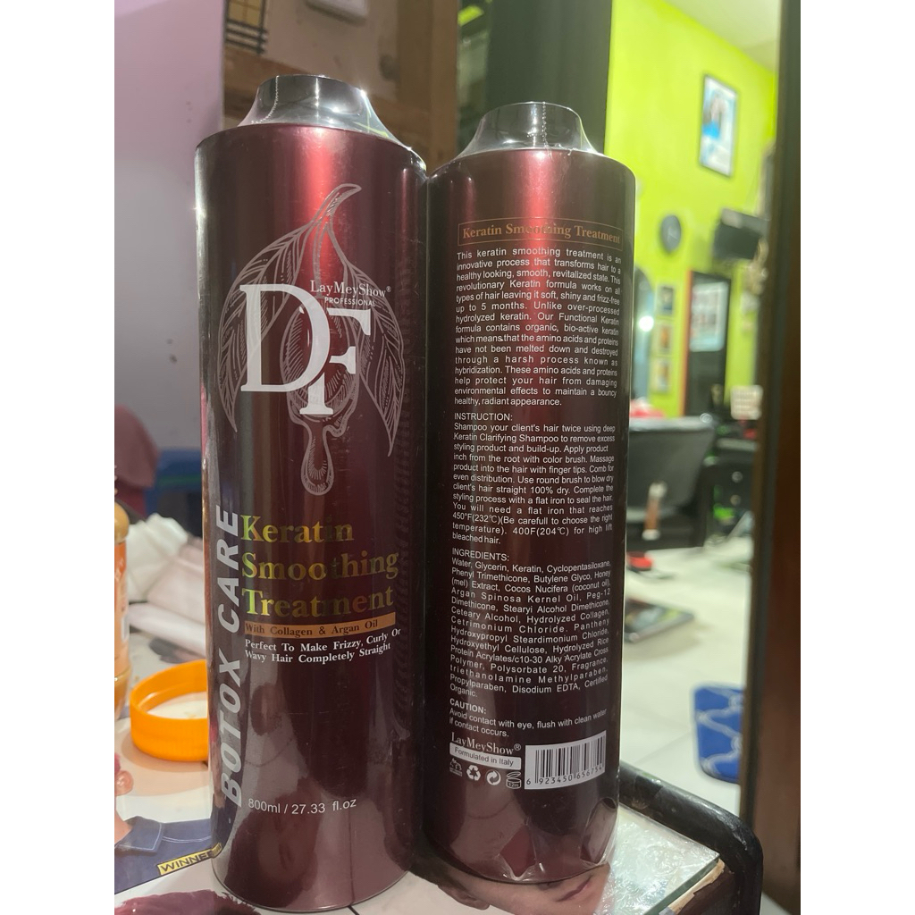 DF keratin smoothing treatment