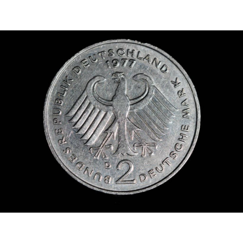 Koin Koleksi Jerman 2 Deutsche Mark 1982 - Souvenir unik
