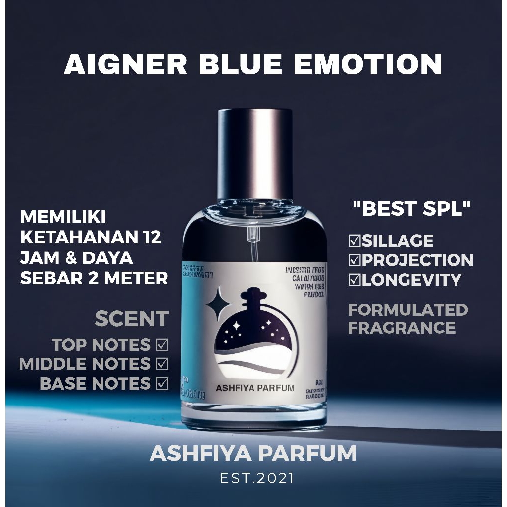 Inspired Parfum Aigner Blue Emotion 35ml Premium