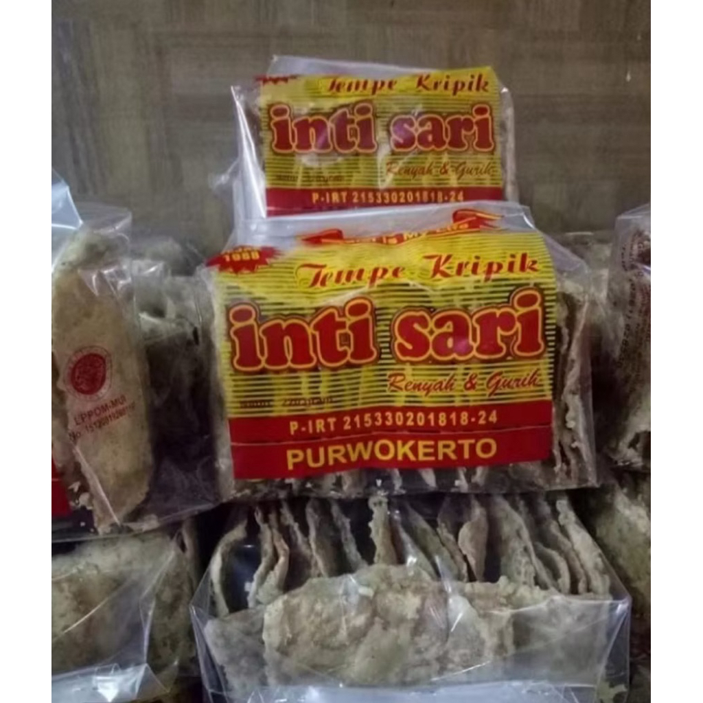 

KERIPIK TEMPE INTI SARI 220 GRAM KHAS OLEH OLEH PURWOKERTO