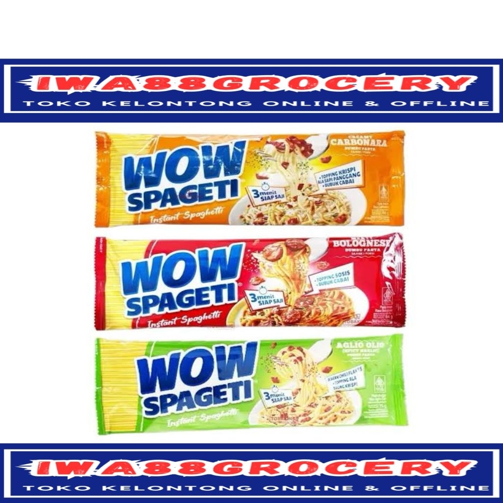 

Wow spageti instan dari mayora 84gt