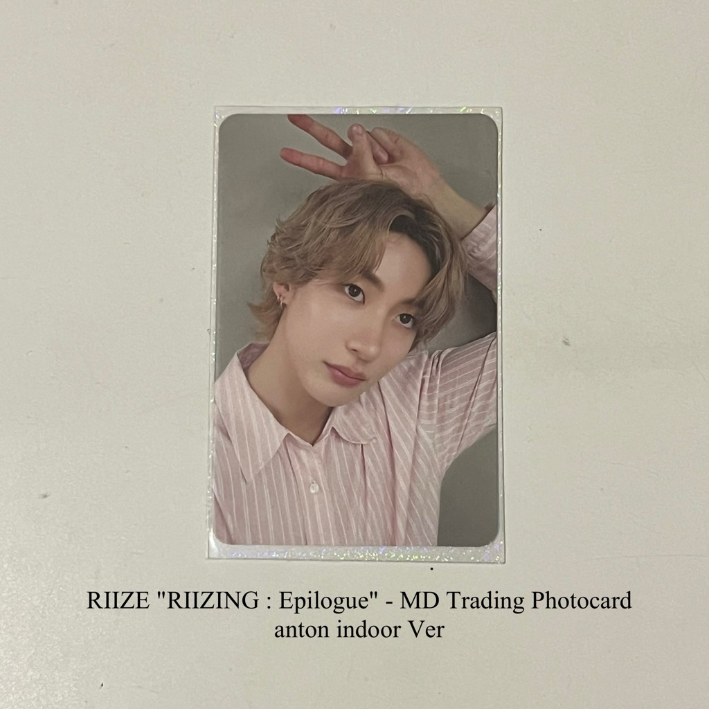 RIIZE RIIZING Epilogue anton md trading photocard